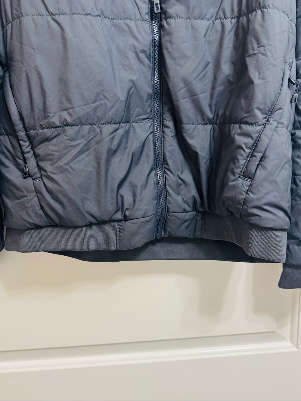 Patagonia Women’s Zemer Bomber Jacket Gray Size Large GUC - Picture 6 of 9